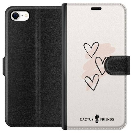 Yhteensopiva Lompakkokotelo Apple Apple iPhone 6 Cactus and Friends - Soft Romance Sketch