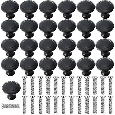 25 stk. Skabslåge Håndtag Knapper Til Badeværelse, Skab, Skabslåger, Møbler (30mm)