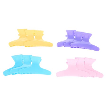 12 st/set hårklämmor hårnålar tass kvinnor skönhet frisörverktyg färger