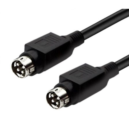 4Pin DIN Hane till Hane Adaptrar Förlängningskabel för R1700BTR1600TIII Högtalare Solid Anslutningssladd Din 4pin Hane Kabel 2.5M