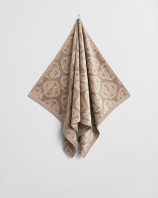 GANT - Monogramhåndkle 70x140cm taupe beige