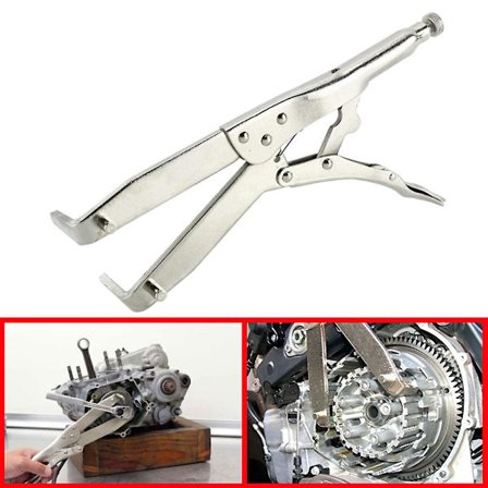 Universal motorcykel koblingsholdeværktøj Motorcykel koblingsnav Kurvholder Svinghjulsholdeværktøj Skruenøglereparation Fjernelse - 