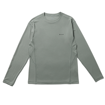 Snow Peak Pe Power Dry Long Sleeve T-Shirt Grey