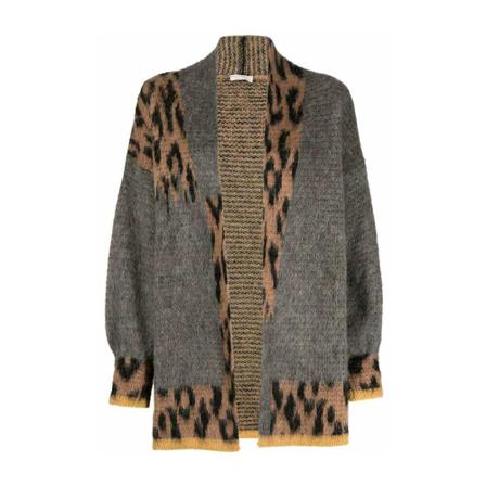 Liu Jo, Cardigans Grijs, Dames, Maat:M