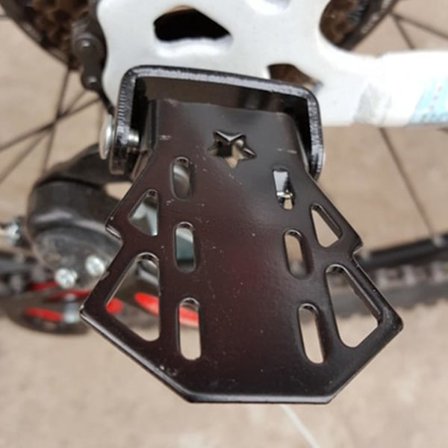 Fotstöd 2 st Universalstål Axel Fotstöd Fotstöd Cykel Fällbar Pedal Rekommenderas starkt