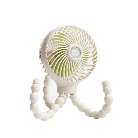 Octopus Liten Vifte Octopus Mini Håndholdt Barnevognvifte Oppladbar Octopus Kjøle Brakettvifte