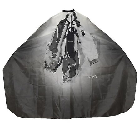 1 stk Barbershop Kapp for Hårskjæring Forkle Frisør Kapp Barber Tilbehør (grå)