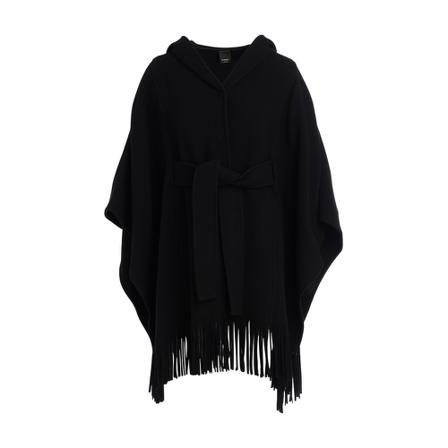 Pinko - Capes Och Ponchos - Svart - Dam - Storlek: M, Dam, Storlek: M