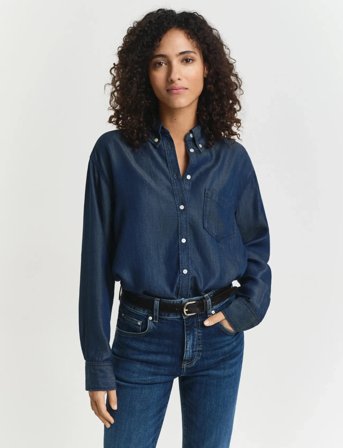 GANT Rel Indigo Shirt - Blue - 36