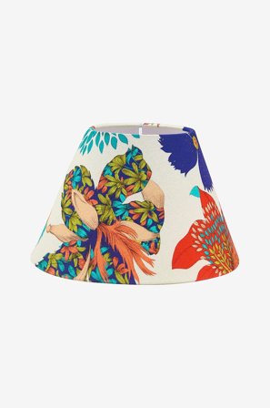 PR Home - Kuviollinen varjostin Empire 27 cm - Valkoinen - Lampunvarjostimet - - Homeroom