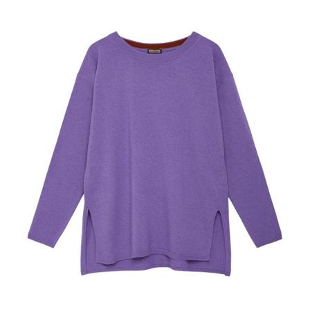 Maliparmi, Long Sleeve Tops Paars, Dames, Maat:M