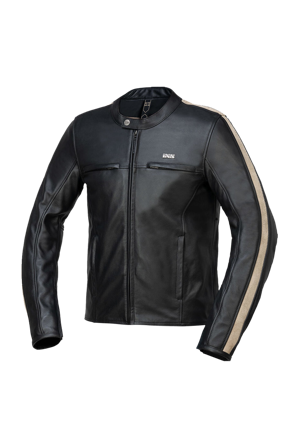 iXS Stripe Motorcycle Jacket Black 60