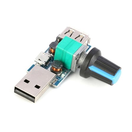 5W USB Ventilator Hastighed Trinløs Regulator Modul USB Hastighedsregulator 5V USB