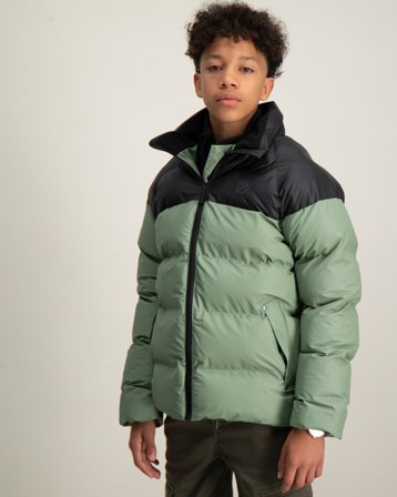 Didriksons MEGA KIDS JKT Zielony Kurtki Chłopiec - Kids Brand Store