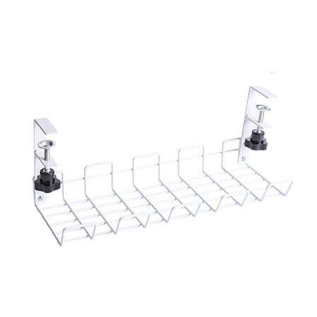 Kabelorganisering under skrivebord Underdesk kabelorganisering Kabelkurv for å administrere kabler og skjøteledninger