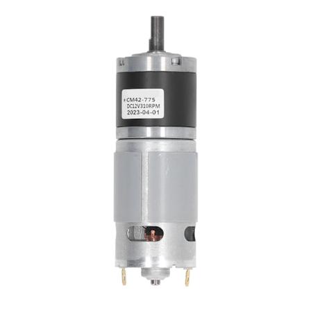 DC planetarisk girmotor kobberrotor stort dreiemoment CW CCW DC reduksjonsmotor DC12V 310RPM