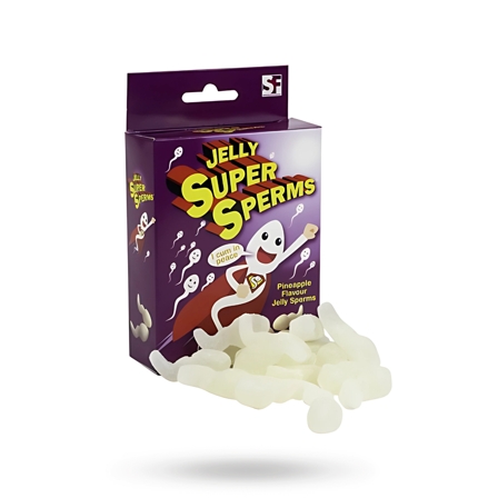 Joker: JELLY SUPER SPERMIE CANDY - Vuxen.dk: For ham - Vuxen.dk: Rollespil - Vuxen.dk: Hønefest & polterabend