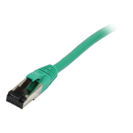 SYNERGY Patchkabel RJ45, CAT8.1 2000Mhz, 2m, grün, S-STP(S/FTP), TPE/LSZH(SuperFlex), AWG26, Synergy 21