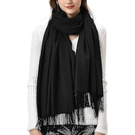 Talvinen huivi kashmir-tuntuma pashmina huivi kääre pehmeä lämmin peitto(Style3)