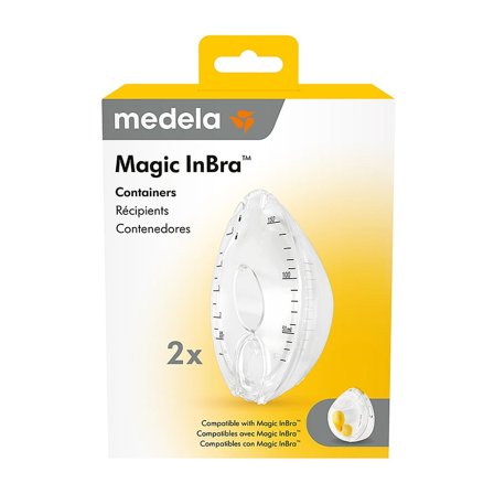 Medela Magic InBra Beholdere 2 stk, Børn & Forældre, Amning & Flaske, Tilbehør Til Brystpumper