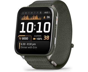 Garmin-Venu X1 Smartwatch, Moss-Tynn multisportklokke med avansert ytelsesmåling-Personal training-Smartklokker fra Garmin