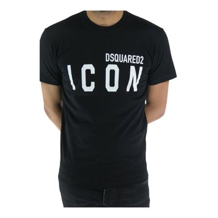 Dsquared2 T-Shirts , Zwart , Heren , Maat: M