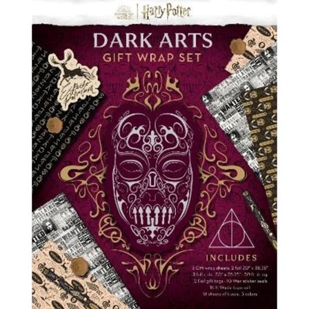Harry Potter: Dark Arts Gift Wrap Stationery Set 9798886636413