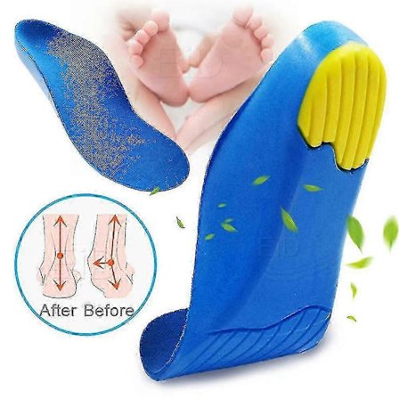 Nya ortopediska inläggssulor för barn - Stöd för fotvalv, korrigering av plattfot