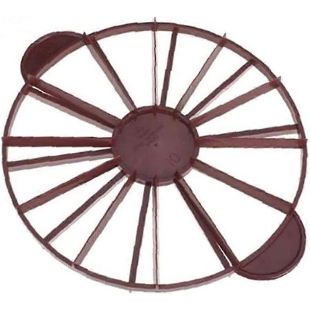 1 stk. Kagedeler Skær Kage 10/12 Stykker Lige Stor Portion Markør Dobbeltsidet Rund Kageportionsmarkør