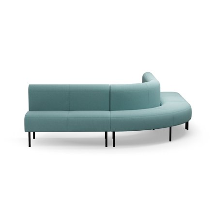 Sofa VARIETY, 90° Außenecke, Stoff Pod CS, türkis