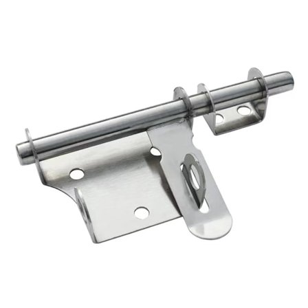 Skydedørslås Bolt Latch Fortykket Rustfrit Stål Soli