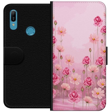 Yhteensopiva Lompakkokotelo Huawei Y6 (2019) Petal Reverie Soft Blush