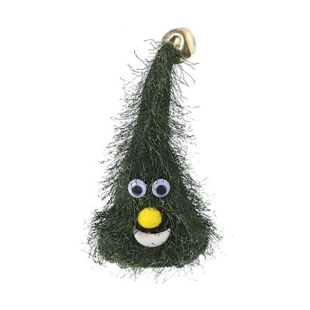 Svingende juletræ legetøj elektrisk julemusik sving legetøj jule sving klokke træ uden batteri (15x6CM, grøn)