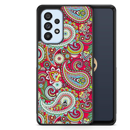 Bjornberry Skal Samsung Galaxy A53 5G -Red Paisley