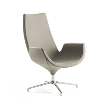 Armsessel ENJOY mit hoher Rückenlehne, beige