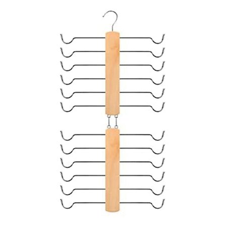 BHENGER FOR SKAP, Tre Tanktopp Henger 360° Rotasjon, Holder 12 Tanktopper Eller BH-Organisering Plassbesparende