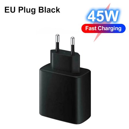 45W Snabbladdningskompatibel Samsung USB C Laddare PD Snabbladdning 3.0 Väggladdare kompatibel Galaxy Plus USB Typ C Kabel Telefontillbehör