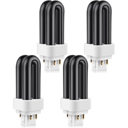 4-pak 41050 7W Erstatningspærer til Dynatrap DT1050 DT1100 DT1250, 1/2 Acre Erstatningspære U-formet Erstatningspære Lys til DynaTrap_Newway