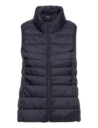 Onlnewclaire Quilted Waistcoat Otw Blue ONLY