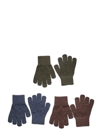 mikk-line Magic Gloves 3 Pack - Navy - 8-16Y