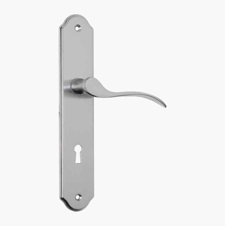 Biltema - Innerdørvrider langskilt krom