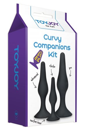 Kjøp ToyJoy Anal Play Curvy Companions Kit - Anaplugger pakke | God pris