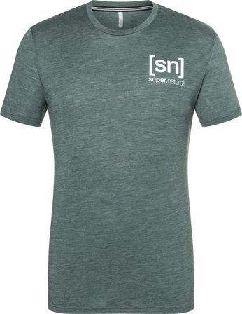 Super.natural Men's Active Tee Men Short sleeved fitness sweater Grey L