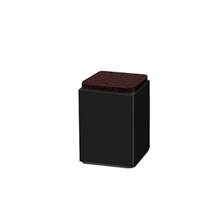 Möbelhöjare i kolstål - 4 cm höjd, självhäftande, halkskydd, ljudreducering, för ökad stabilitet och komfort A