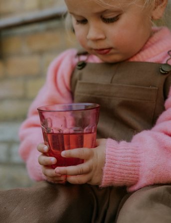 Fliink Star Puff Blouse - Pink - 6 Y