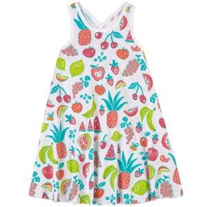 Hatley White Fresh Fruits Dress 4 Years - Dresses - 4 years - White