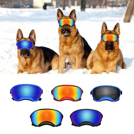 Justerbara Dog Goggles Pet Anti-UV Solglasögon V