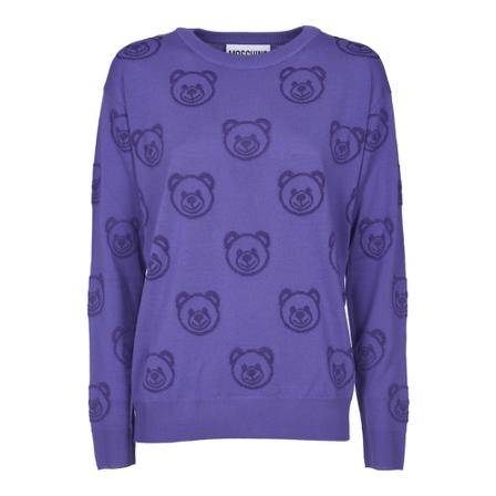 Moschino Knitwear , Paars , Dames , Maat: S
