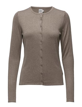 A8661, Milasz R-Neck Cardigan Strikkegenser Cardigan Grå Saint Tropez