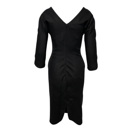Alexander McQueen Pre-owned Mini Kjole in Black Wool Sort, Dame